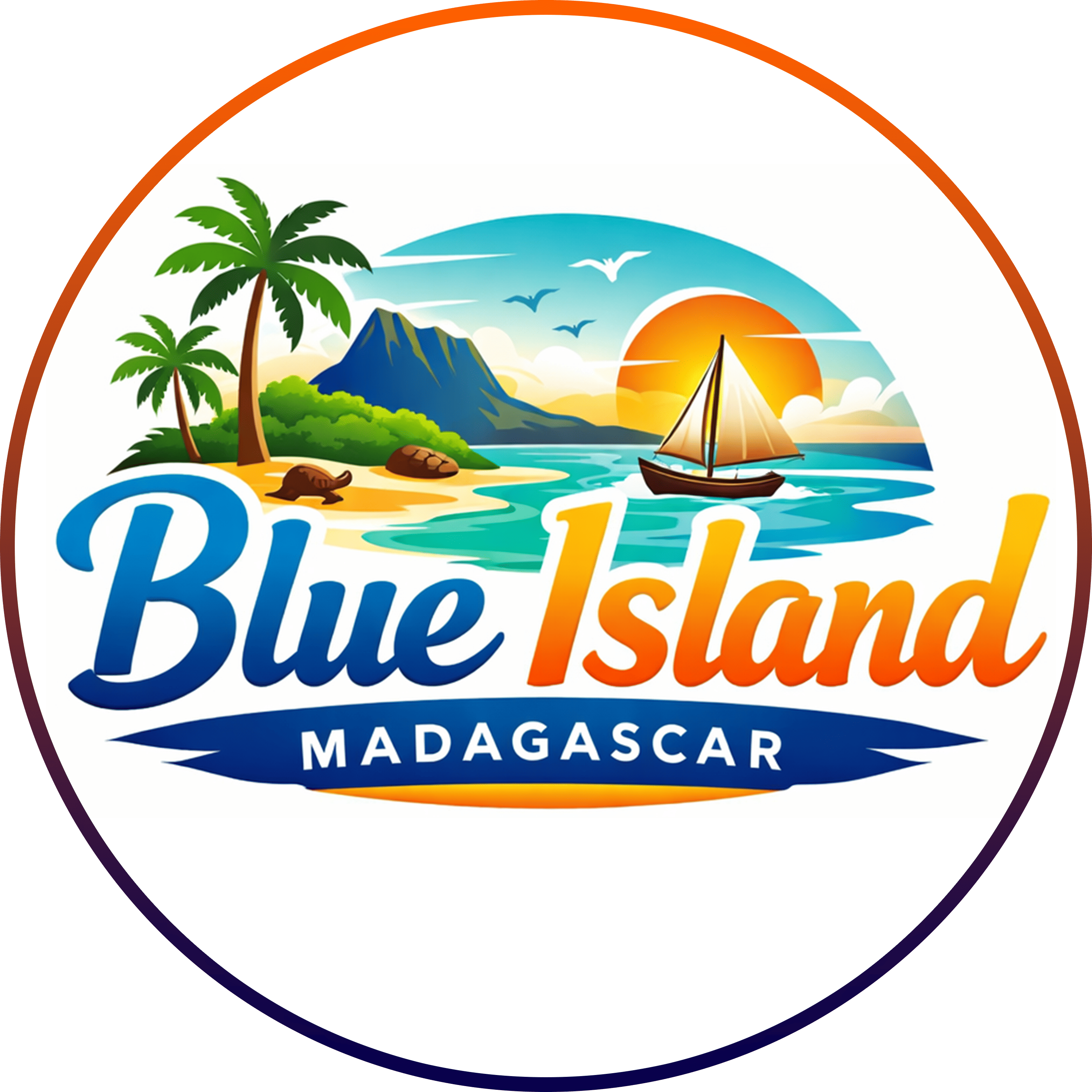 Logo Blue Island Madagascar